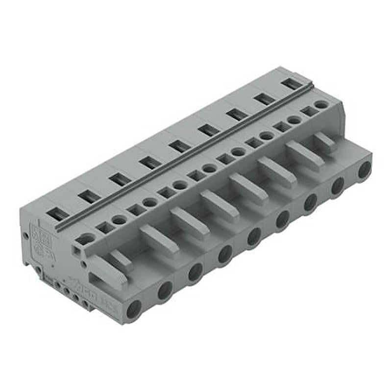WAGO 231 Series Cable Connector Female Cage Clamp, 9-Pole, 16A, 9-Way