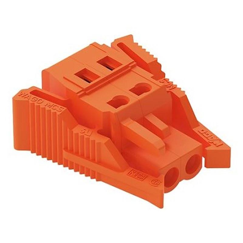WAGO 231 Series Snap-in Connector Female Cage Clamp, 2-Pole, 16A, 2-Way