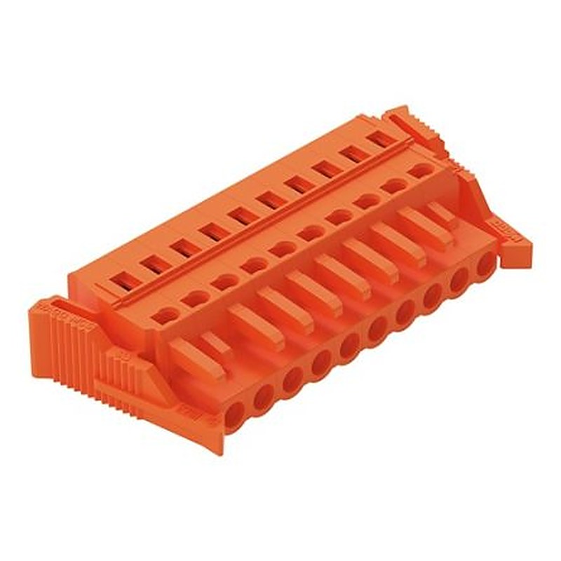 WAGO 231 Series Snap-in Connector Female Cage Clamp, 10-Pole, 16A, 10-Way