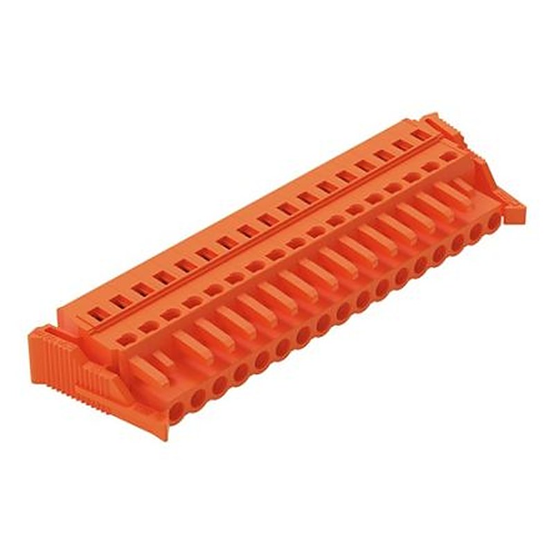 WAGO 231 Series Cable Pluggable Connector Female Cage Clamp, 17-Pole, 16A, 17-Way