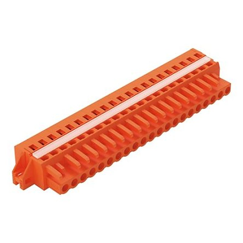 WAGO 231 Series Snap-in Pluggable Connector Female Cage Clamp, 21-Pole, 16A, 21-Way