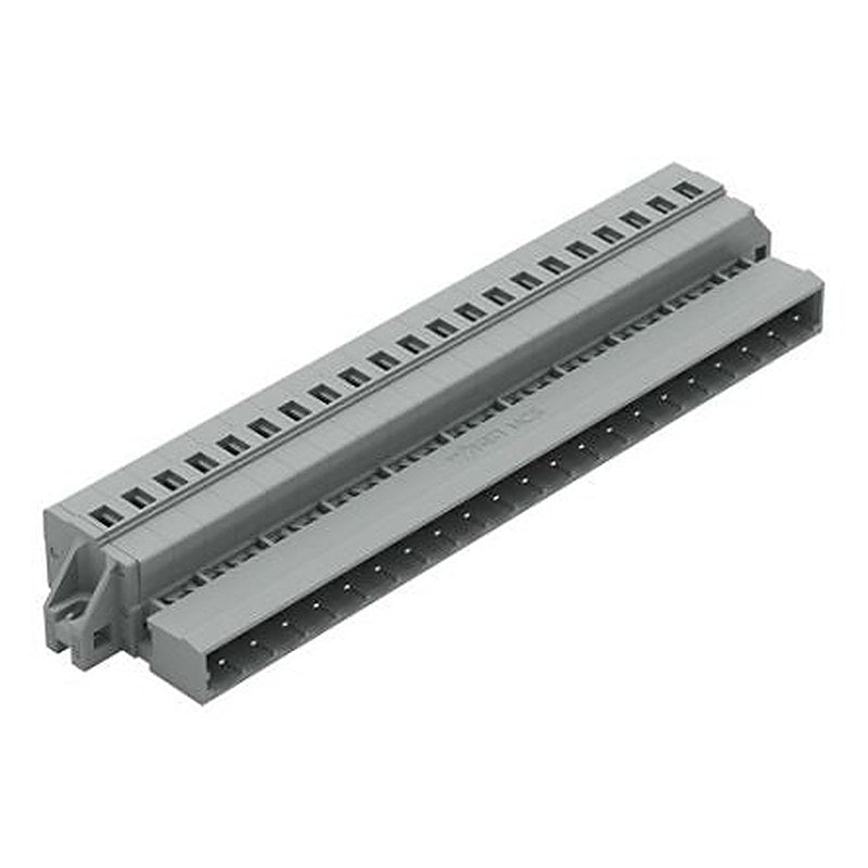 WAGO 231 Series Feed Through Pluggable Connector Male Cage Clamp, 21-Pole, 12A, 21-Way