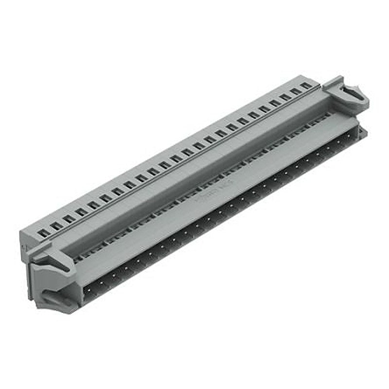 WAGO 231-624 Series Snap-in Pluggable Connector Male Cage Clamp, 24-Pole, 12A, 24-Way