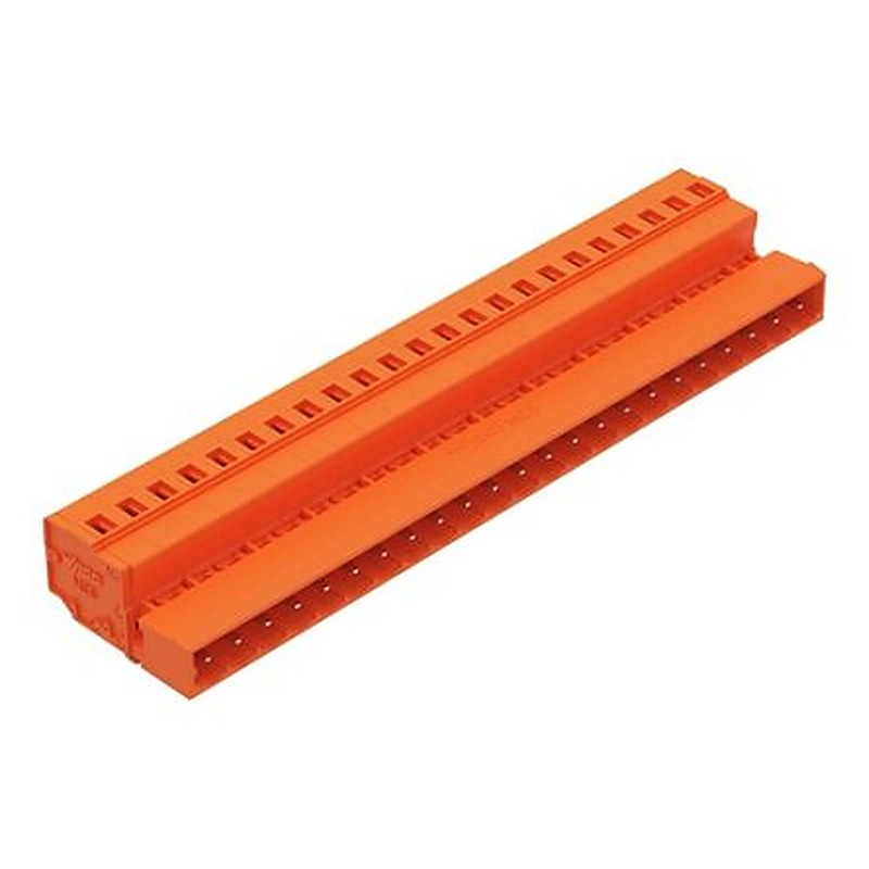 WAGO 231 Series Snap-in Connector Female Cage Clamp, 23-Pole, 23-Way
