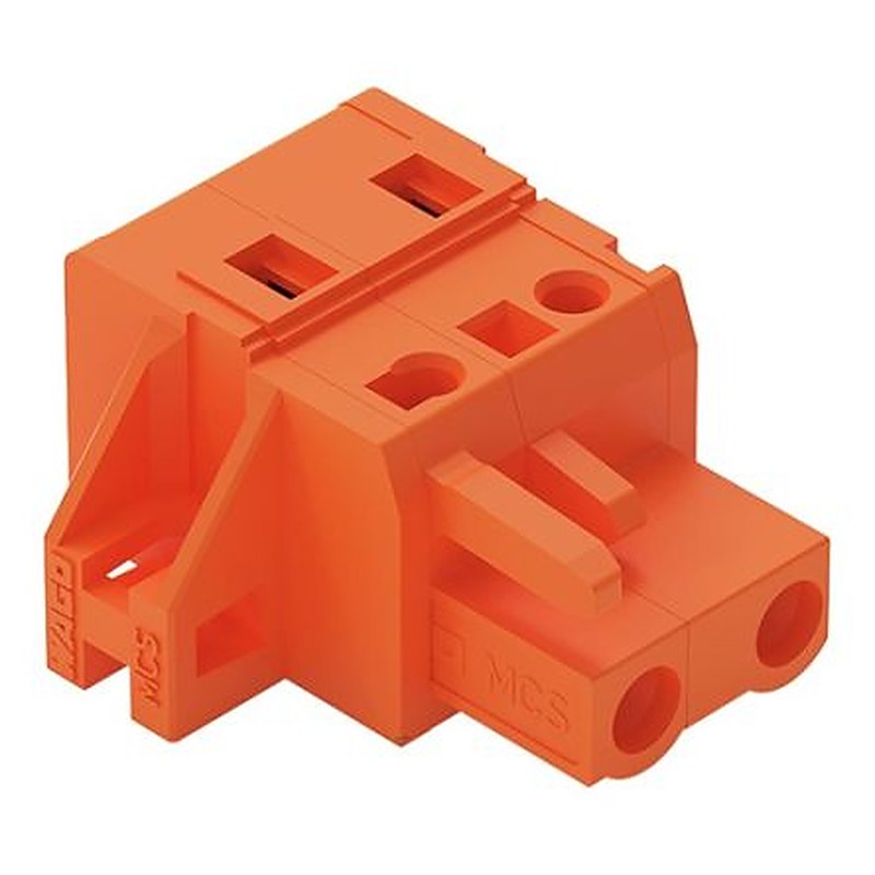 WAGO 231 Series Feed Through Connector Female Cage Clamp, 2-Pole, 16A, 2-Way