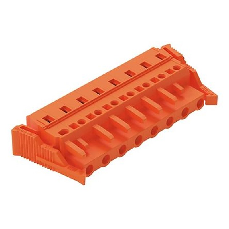 WAGO 231 Series Snap-in Connector Female Cage Clamp, 8-Pole, 16A, 8-Way