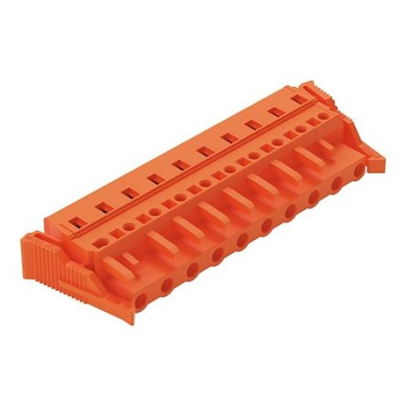 WAGO 231 Series Snap-in Connector Female Cage Clamp, 10-Pole, 16A, 10-Way