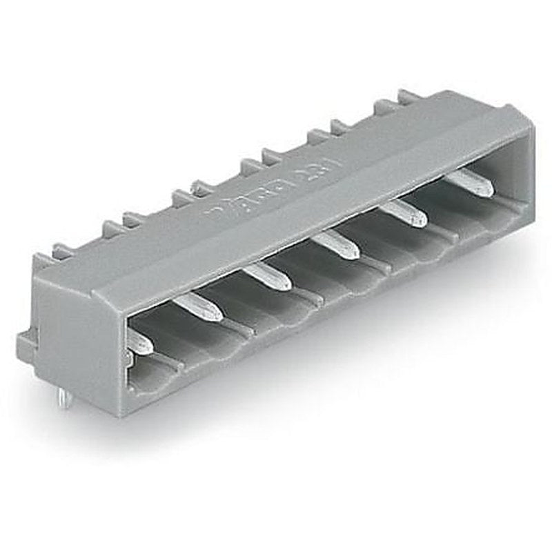 WAGO 231 Series Right Angle PCB PCB Header, 2 Contact(s), 7.5 mm Pitch, 1 Row, Shrouded