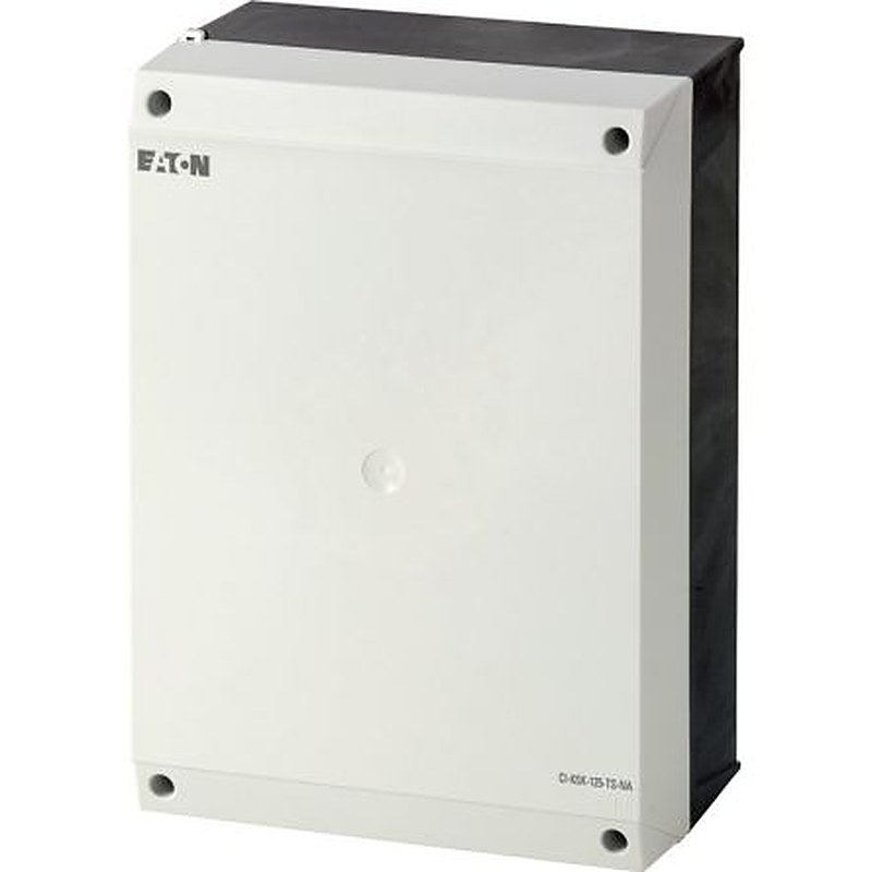 Eaton Eaton Moeller Series Light Grey, Black Plastic General Purpose Enclosure, IP65 125 mm, 280 mm, 200 mm
