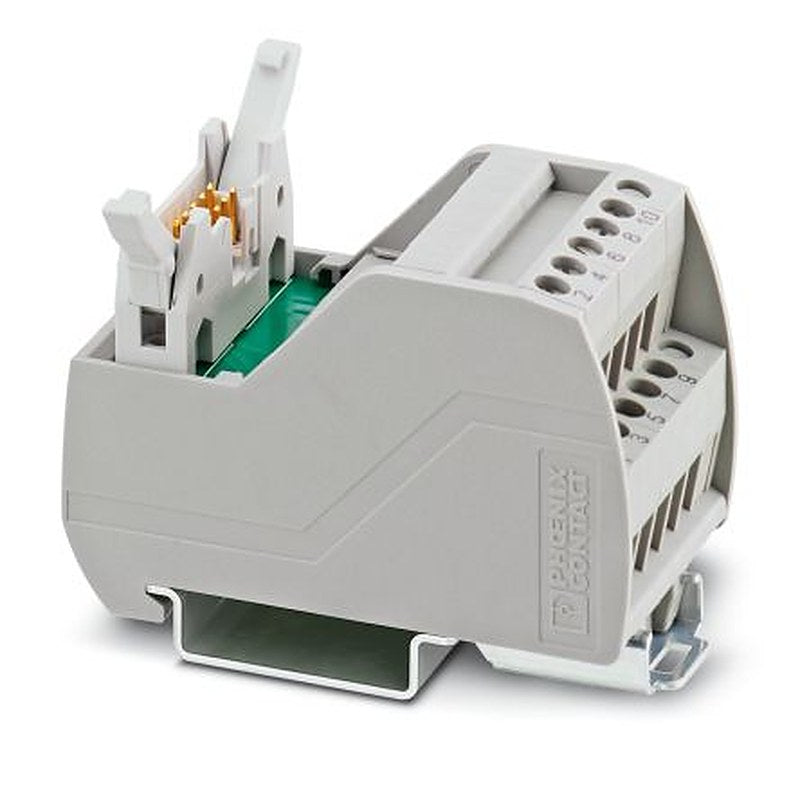 Phoenix Contact 10-Contact Male Interface Module, Flat Ribbon Cable Connector, DIN Rail, 1A
