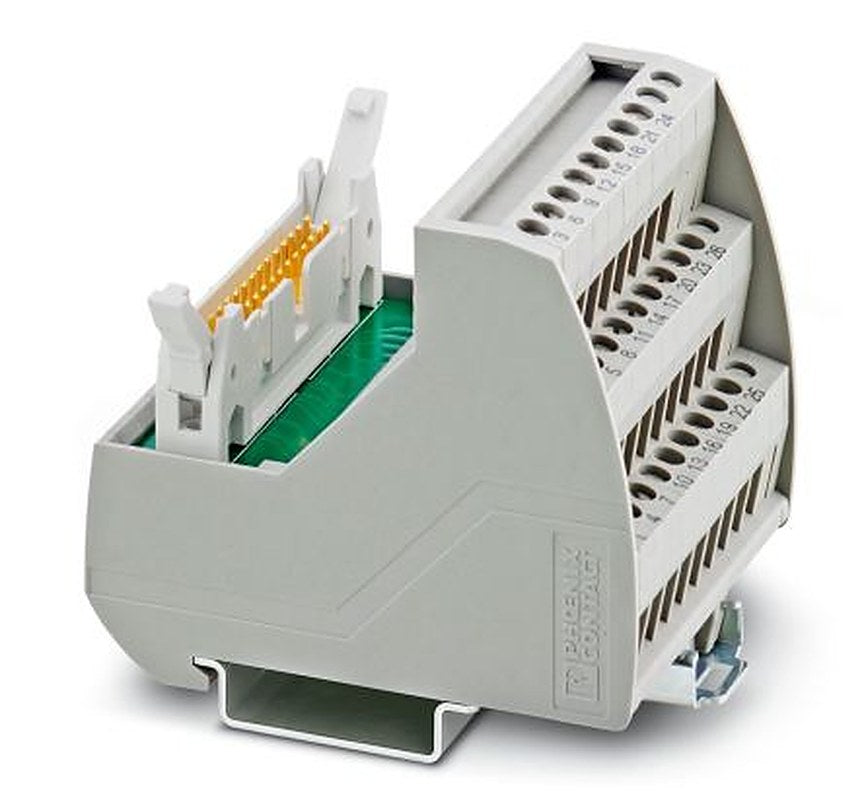 Phoenix Contact VIP Series 26-Contact Male Interface Module, Flat Ribbon Cable Connector, DIN Rail, 1A