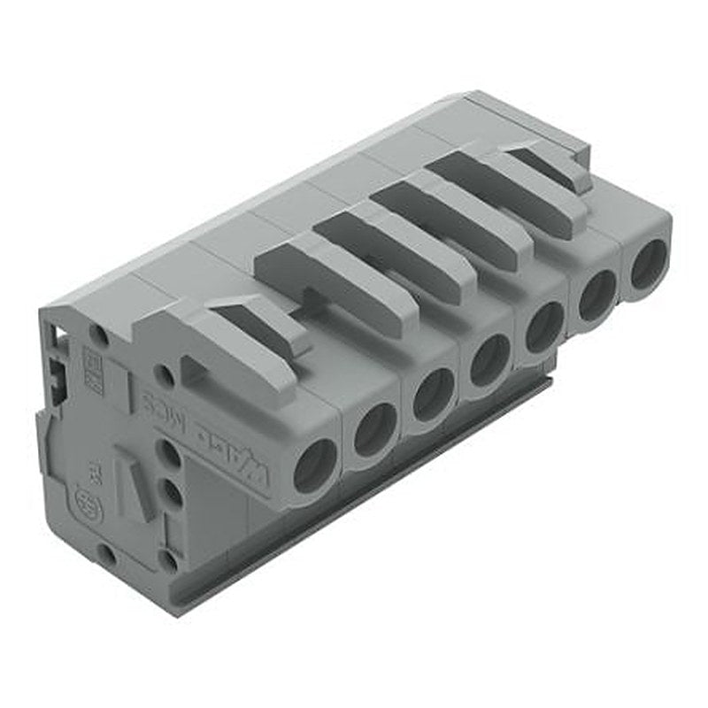 WAGO 231 Series Snap-in Connector Female Cage Clamp, 12-Pole, 14A, 12-Way