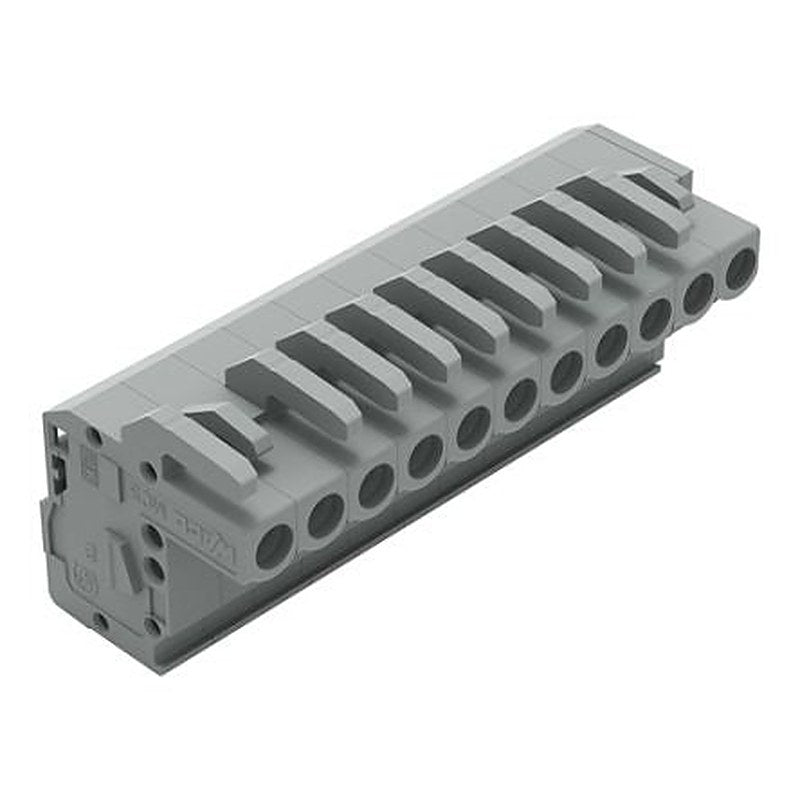 WAGO 231 Series Pluggable Connector Female Cage Clamp, 11-Pole, 14A, 11-Way