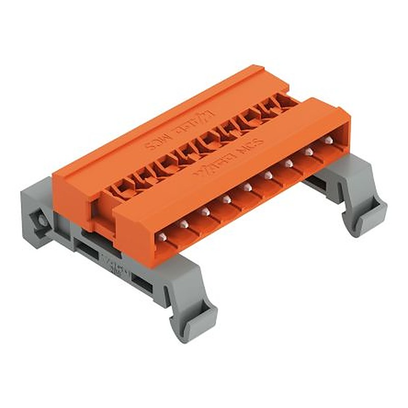 WAGO 232 Series Pluggable Terminal Block, 9-Contact, 5.08 mm Pitch, 1 Row, 232-539/007-000