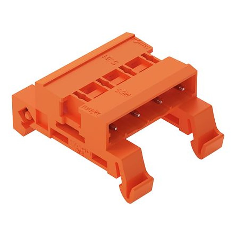 WAGO 232 Series Pluggable Terminal Block, 4-Contact, 7.62 mm Pitch, 1 Row, 232-584/007-000