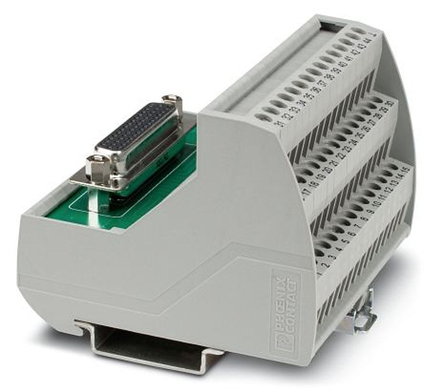 Phoenix Contact 44-Contact Female Interface Module, D-Sub Connector, DIN Rail, 1A