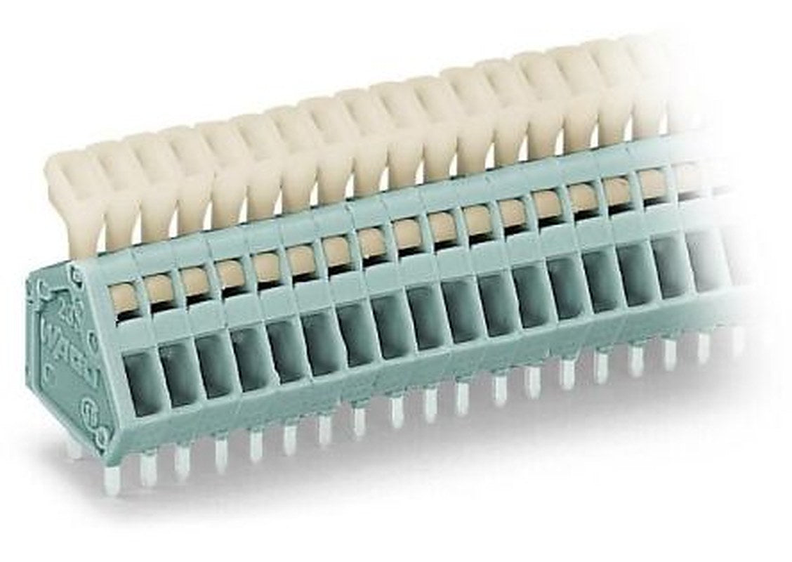 WAGO 233 Series PCB Terminal Block, 16-Contact, 2.5 mm Pitch, 1 Row, 233-216