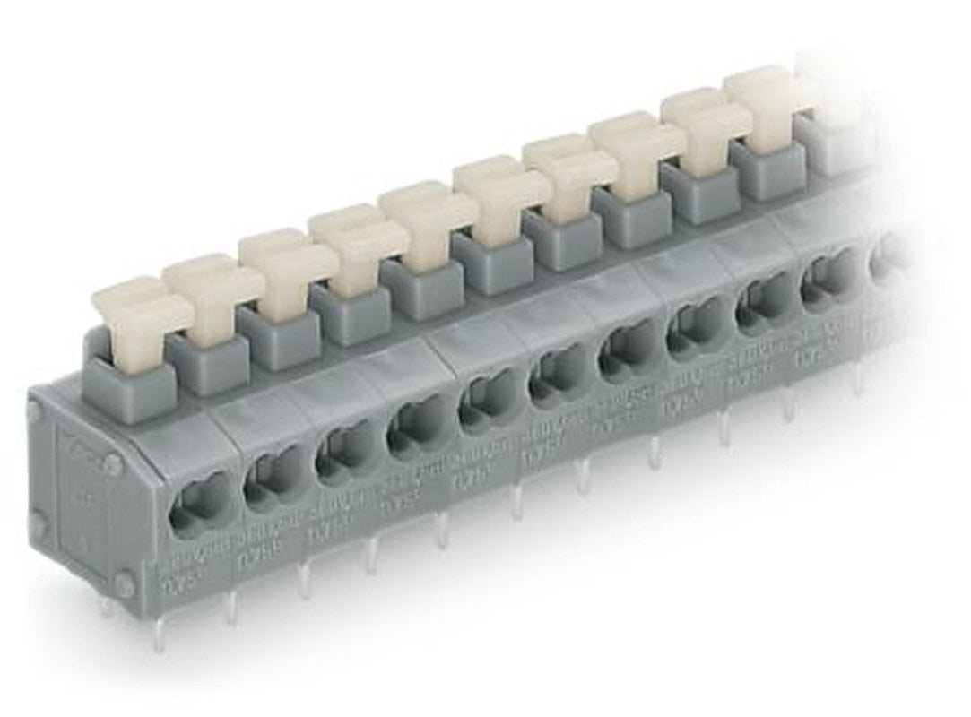 WAGO 235 Series PCB Terminal Block, 3-Contact, 5.08 mm Pitch, Through Hole, 1 Row