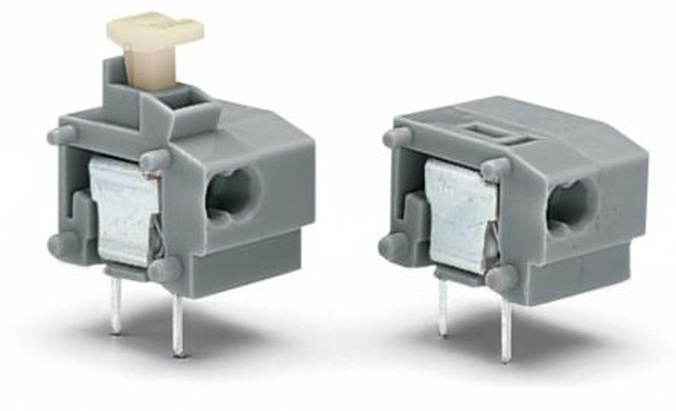 WAGO 235 Series PCB Terminal Block, 1-Contact, 10.16 mm Pitch, Through Hole, 1 Row