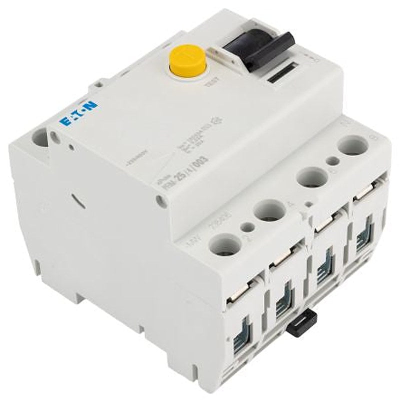 Eaton PFIM Series Residual Current Device, 25A, 4-Pole, 30 mA, Type AC, 10 kA 230V, 400 V
