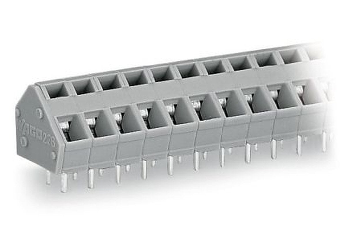 WAGO PCB Terminal Block, 5-Contact, 5.08 mm Pitch, 1 Row, 236-405