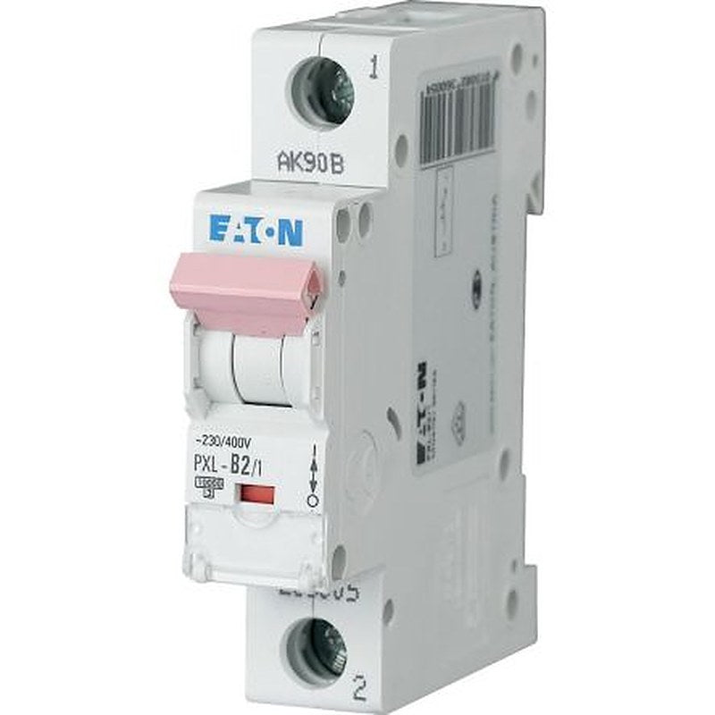 Eaton xPole - PXL PXL Miniature Circuit Breaker, 1-Pole, 2A, Type B, 230V ac AC, 10 kA Breaking Capacity