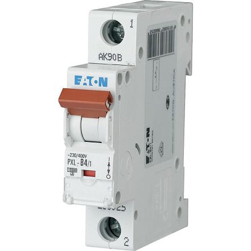 Eaton xPole - PXL PXL Miniature Circuit Breaker, 1-Pole, 4A, Type B, 230V ac AC, 10 kA Breaking Capacity
