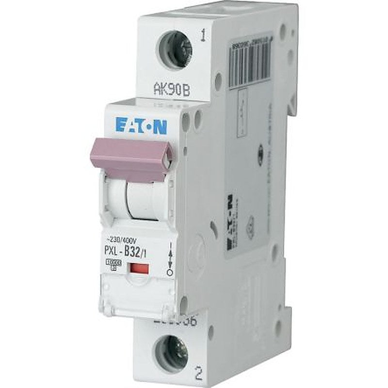 Eaton xPole - PXL PXL Miniature Circuit Breaker, 1-Pole, 32A, Type D, 230V ac AC, 10 kA Breaking Capacity