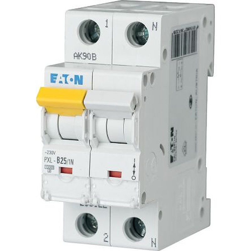 Eaton xPole - PXL PXL Miniature Circuit Breaker, 1-Pole, 25A, Type C, 230V ac AC, 10 kA Breaking Capacity