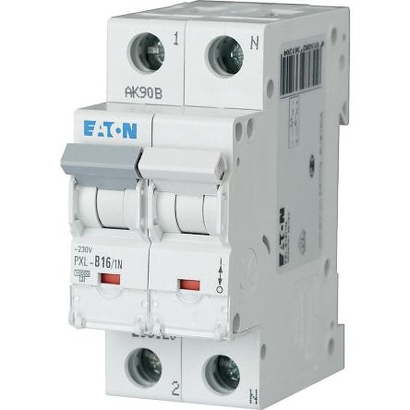 Eaton xPole - PXL PXL Miniature Circuit Breaker, 1-Pole, 16A, Type D, 230V ac AC, 10 kA Breaking Capacity