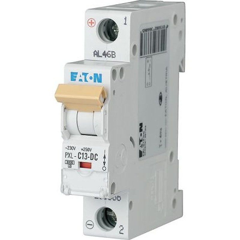 Eaton xPole - PXL PXL Miniature Circuit Breaker, 1-Pole, 13A, Type C, 440V ac AC, 48 V dc DC, 10 kA Breaking Capacity