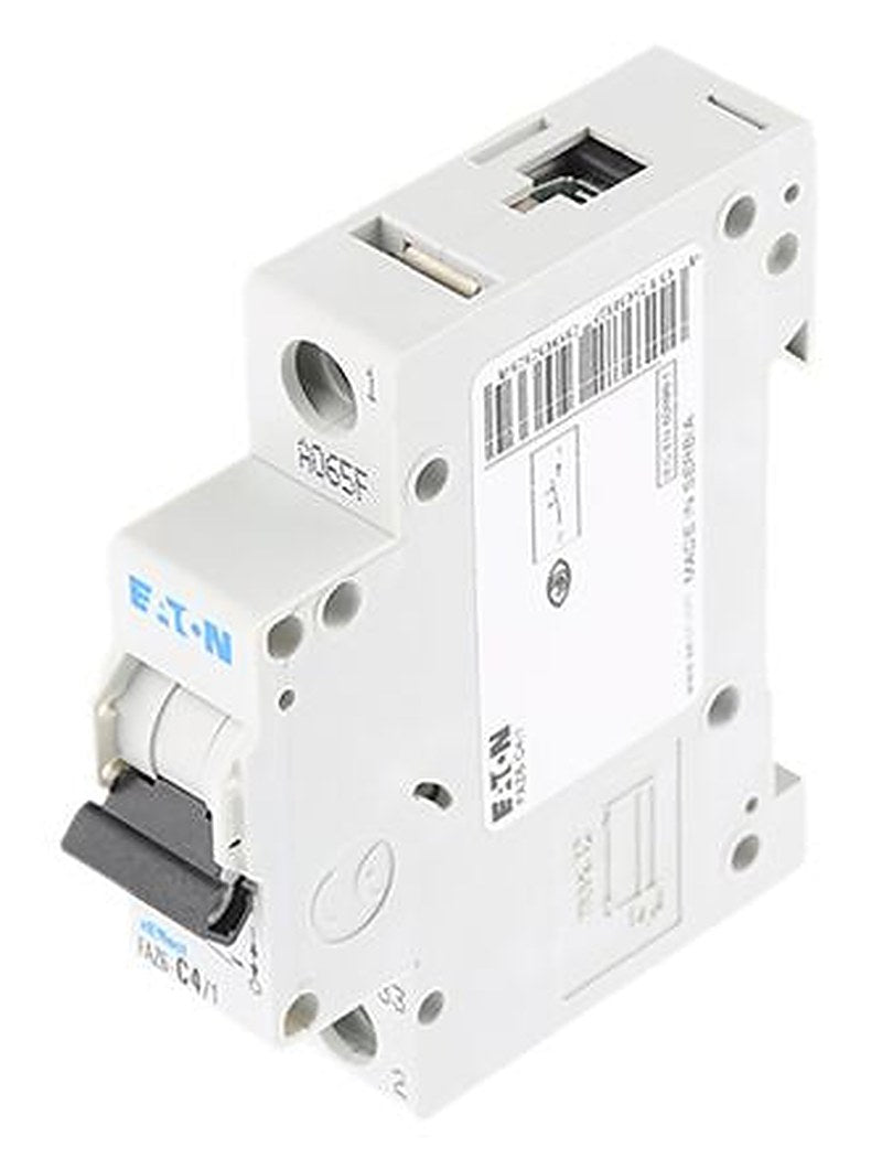Eaton xEffect xEffect Miniature Circuit Breaker, 1-Pole, 4A, Type C, 400V ac AC, 6 kA Breaking Capacity