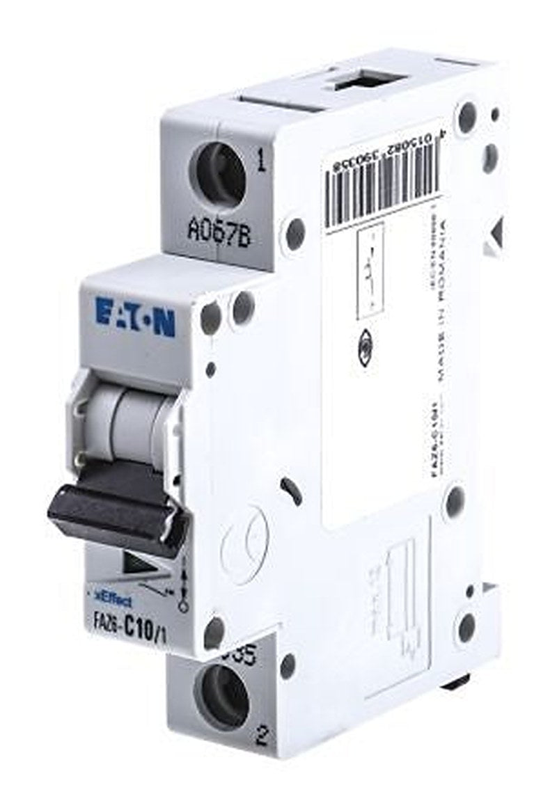 Eaton xEffect xEffect Miniature Circuit Breaker, 2-Pole, 10A, Type C, 400V ac AC, 6 kA Breaking Capacity