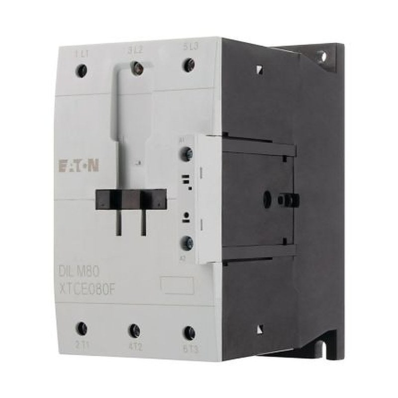 Eaton DILM Contactor, 24V dc, 27 V dc Coil, 3-Pole, 80 A, 37 kW, 400V