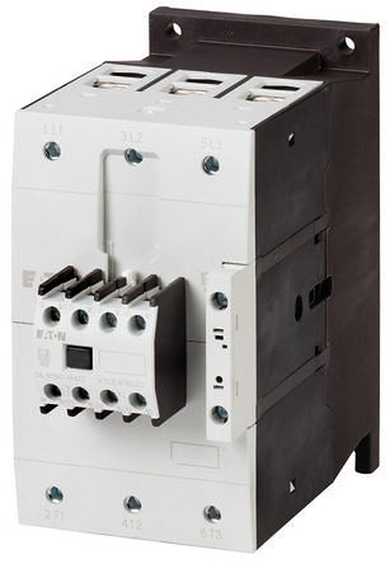 Eaton DILM95-22 Contactor, 400V Coil, 3-Pole, 95 A, 45 kW, 2 NO/2 NC, 400V