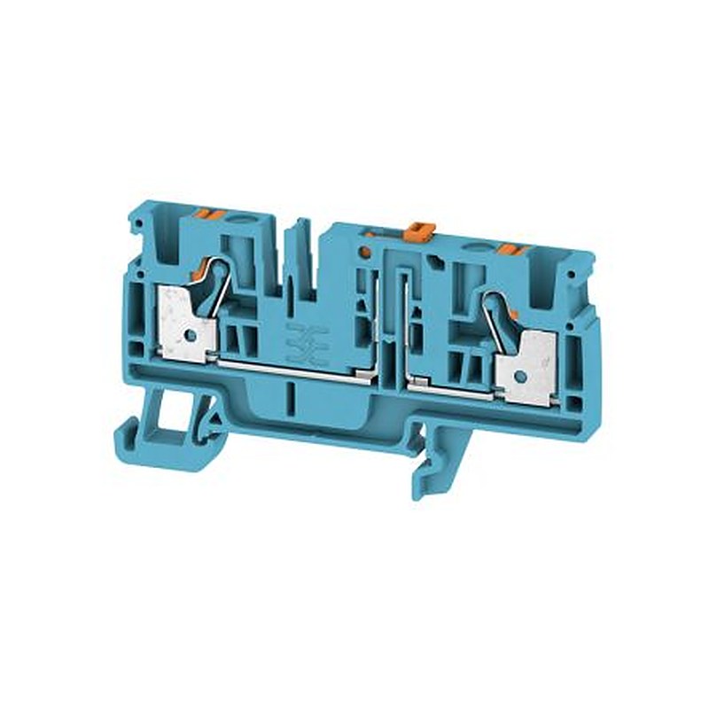 Weidmüller ADT Series Test Disconnect Terminal Block Blue, 4mm², 1-Level, Push-in, IECEx/ATEX