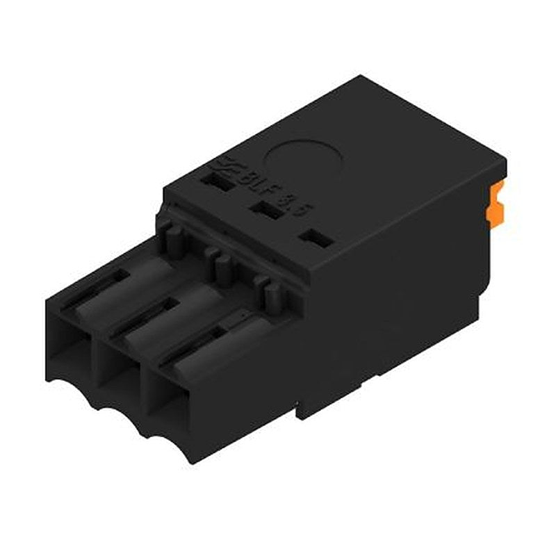 Weidmüller 2459290000 Series Straight PCB Socket, 3-Contact, 1 Row, 3.5 mm Pitch Push-in