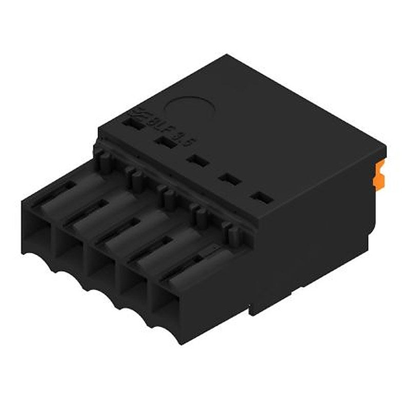 Weidmüller 2459310000 Series Straight PCB Socket, 5-Contact, 1 Row, 3.5 mm Pitch Push-in