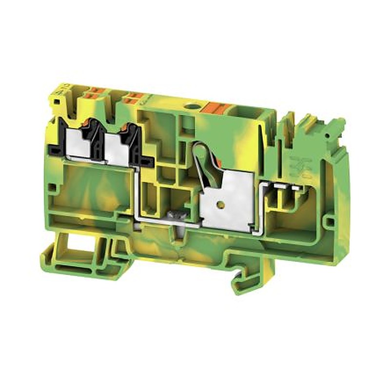 Weidmüller AAP Series Distribution Unit Green, Yellow, 10mm², 1-Level, Push-in, IECEx/ATEX