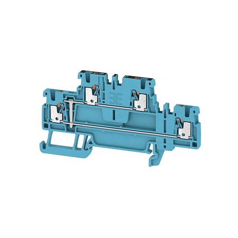 Weidmüller 2471450000 A2T Series Multi Level Terminal Block Blue, 1.5mm², 2-Level, Push-in, IECEx/ATEX