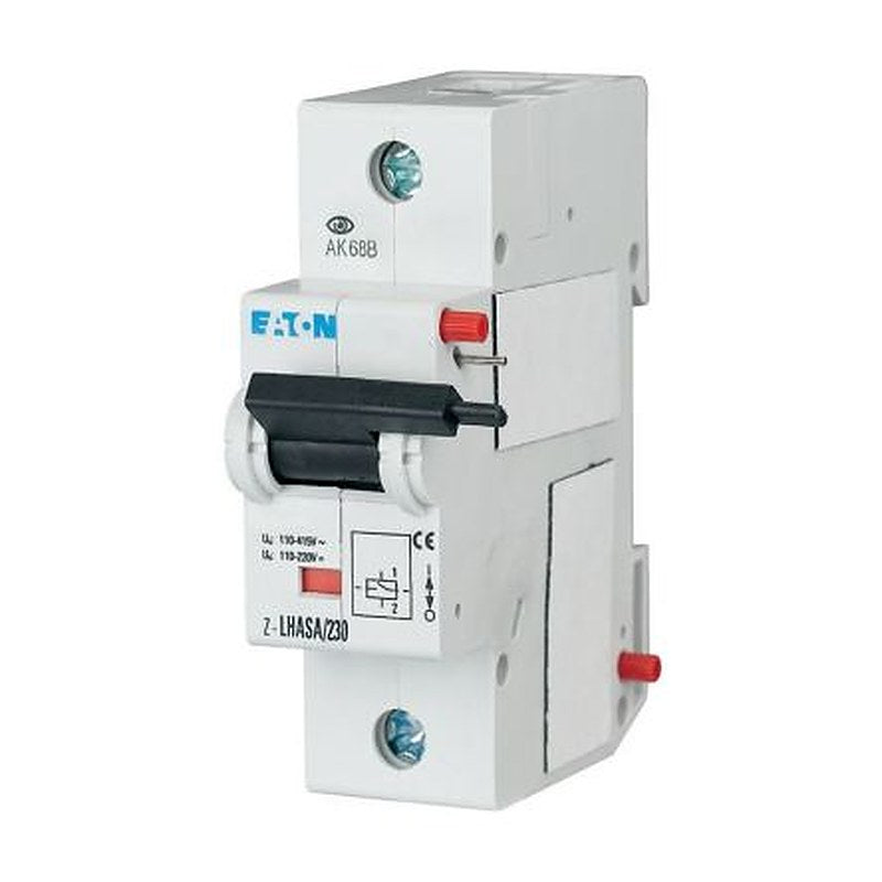 Eaton Shunt Release, 2 Contact, 1 NO/1 NC, Z-LHASA, Left, 2 A, 248442 Z-LHASA/230
