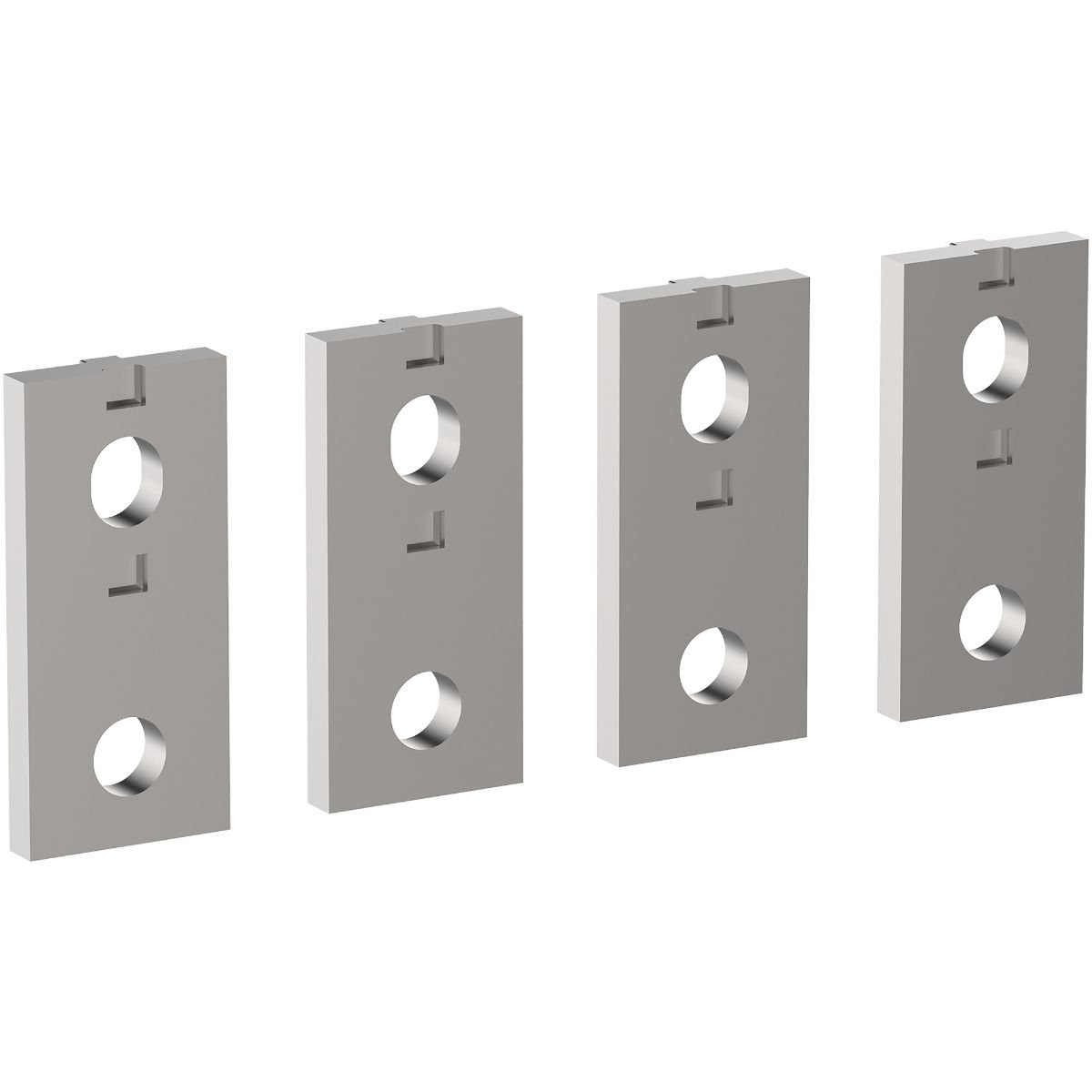 Schneider Electric LA9G4602 These accessories are straight terminal extension bars for Tesys Giga 265-500 contactor. It is used to 4 Poles electrical circuit. These terminal extensions can be attached to the standard terminals. The rated current is up to 500 A. It can cover -25°C to 60°C operation ambient air temperature, No derating up to 3000m altitude. Green Premium compliant (RoHs/Reach). The Schneider Electric straight terminal extensions can be used along with advanced or standard version contactors