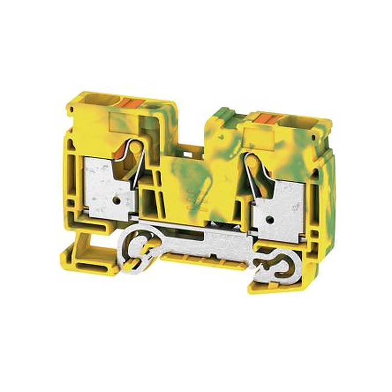Weidmüller A2C Series PE Terminal Green, Yellow, 6mm², 1-Level, Push-in, IECEx/ATEX