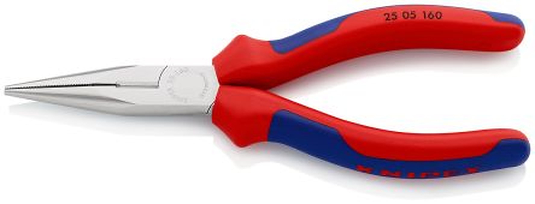 Knipex 1-Piece Long Nose Plier Pointed, 160mm Overall, 50mm Jaw