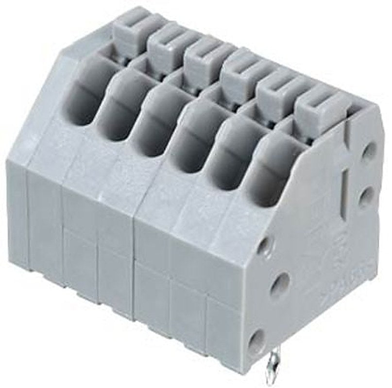 WAGO 250 Series PCB PCB Female Solder Pin, 6-Pole, 6-Way