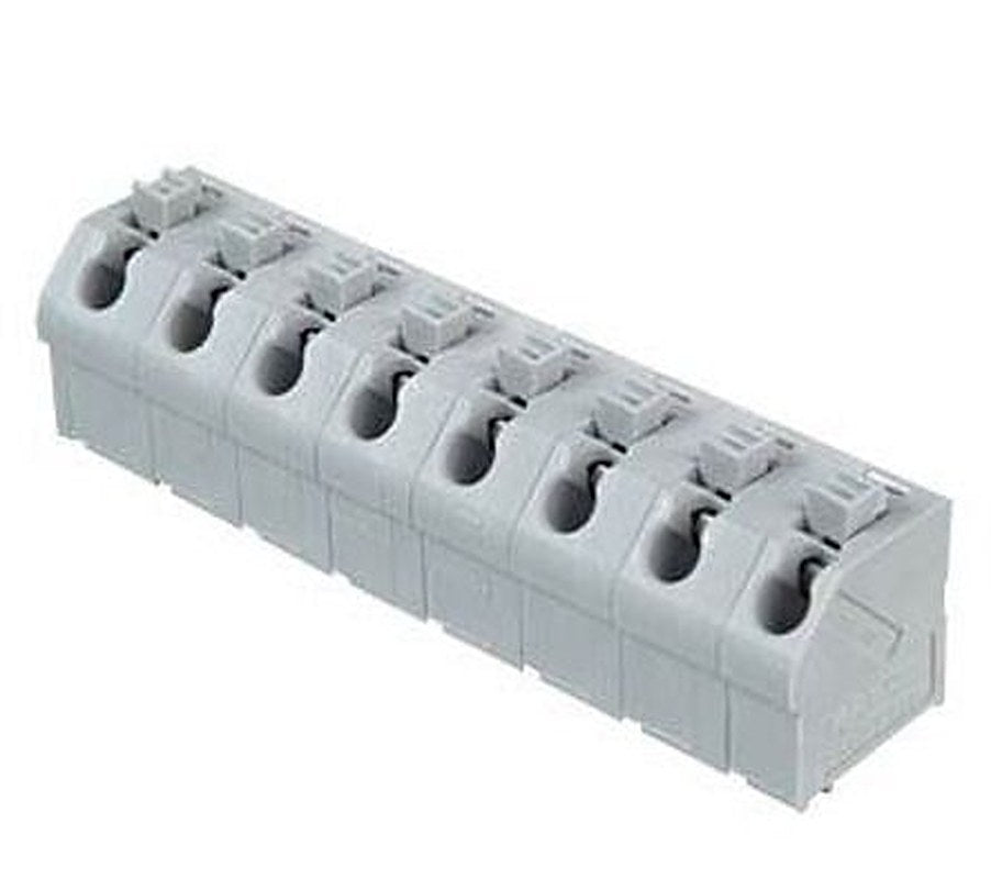 WAGO 250 Series PCB PCB Female Solder Pin, 8-Pole, 8-Way