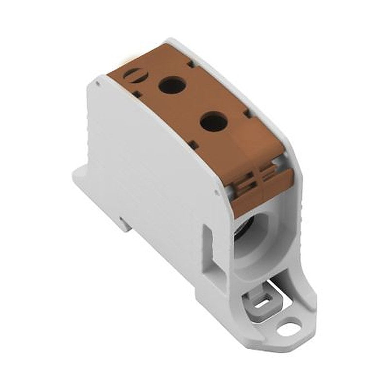 Weidmüller 2502680000 WPD Series Distribution Unit Brown, 95mm², 1-Level, Screw, IECEx/ATEX