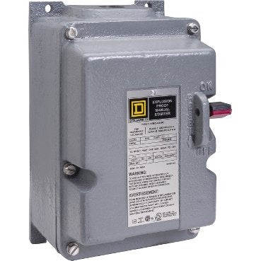 Manual starter, integral horsepower, NEMA M0, 600VAC, 3 pole, 5HP at 380/575VAC, 3 phase, no indicator, NEMA 7/9 (Manual starter integral horsepower) is a Schneider Electric product. Designed for reliable performance and long service life. Available across Iraq — contact us for pricing and delivery options.