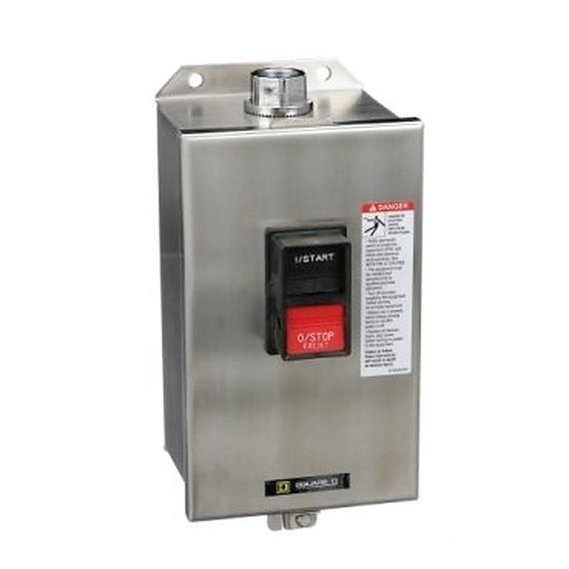 Manual starter, integral horsepower, NEMA M0, 600VAC, 3 pole, 5HP at 380/575VAC, 3 phase, no indicator, NEMA 4/4X (Manual starter integral horsepower) is a Schneider Electric product. Designed for reliable performance and long service life. Available across Iraq — contact us for pricing and delivery options.