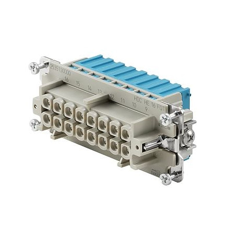 Weidmüller Contact Insert, 16A, HE Series Female, 16 Contacts